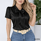 Blusa Satinada con Moño Elegante - Miniatura 2