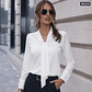 Blusa elegante con cuello anudado - Miniatura 1