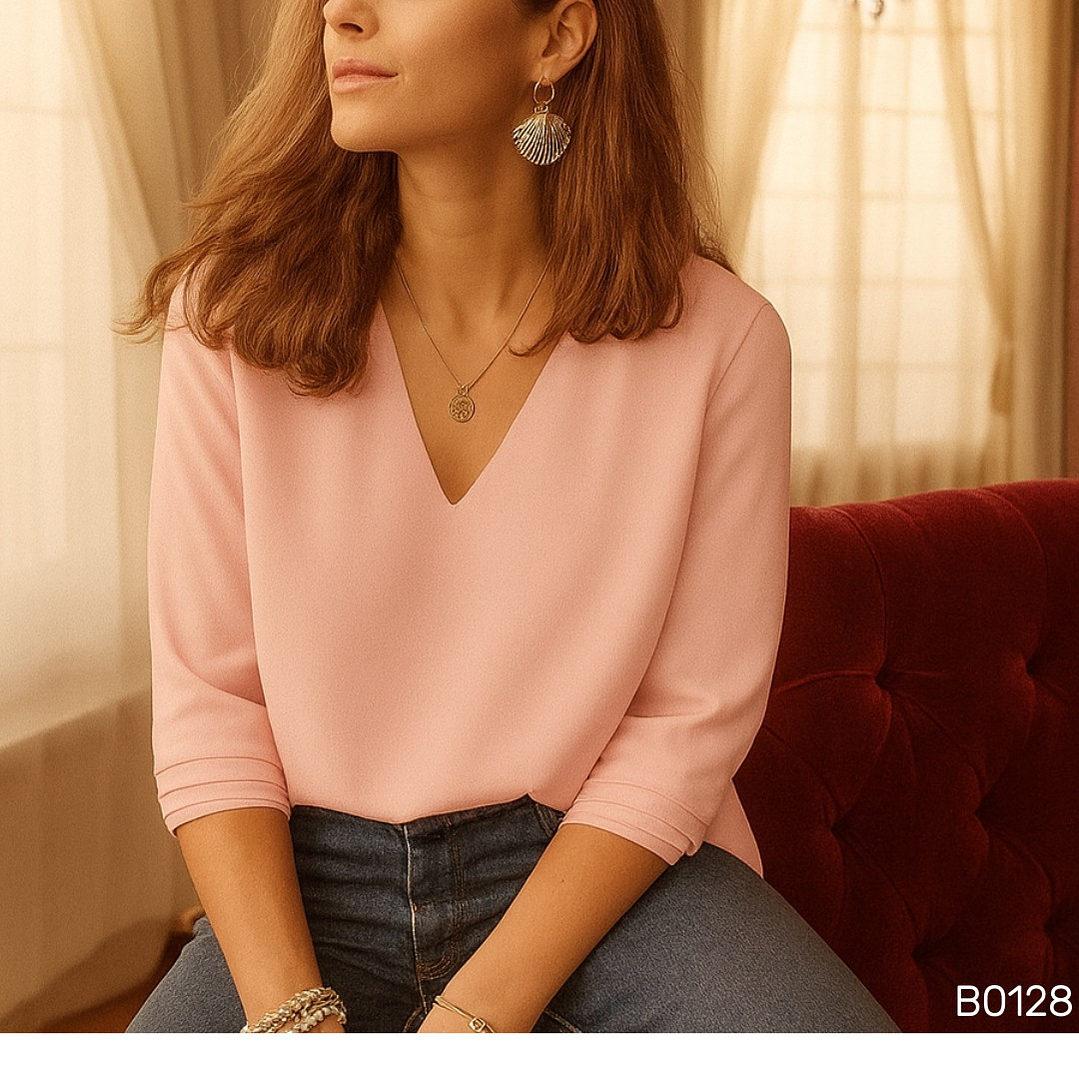 Blusa de moda manga 3/4 5