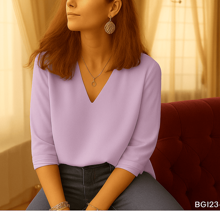 Blusa de moda manga 3/4 9