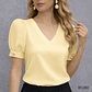Blusa Casual con Botones Dorados - Miniatura 2