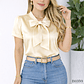 Blusa Satinada con Moño Elegante - Miniatura 8