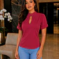 Blusa Con cuello y Moño - Miniatura 4