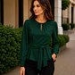 Blusa Elegante con lazo en la cintura - Miniatura 11