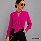 Blusa Elegante Con Escote y detalle en el cuello - Miniatura 8