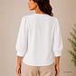 Blusa Elegante camisera escote enV - Miniatura 12