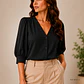 Blusa Elegante camisera escote enV - Miniatura 5