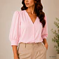 Blusa Elegante camisera escote enV - Miniatura 7