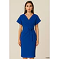 Vestido Elegante con escote cruzado - Miniatura 6