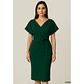 Vestido Elegante con escote cruzado - Miniatura 2