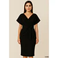Vestido Elegante con escote cruzado - Miniatura 4