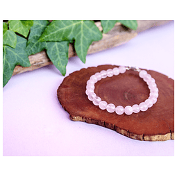 Pulsera de Cuarzo Rosa