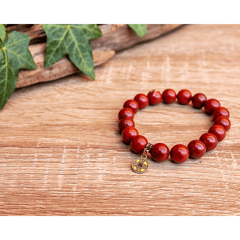 Pulsera Jaspe rojo