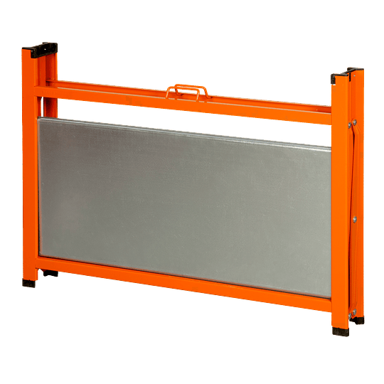 Bancos de trabajo plegables con encimera galvanizada