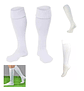 Medias Deportivas Blancas Unisex Fútbol Niños TALLA 6-8 - Miniatura 1