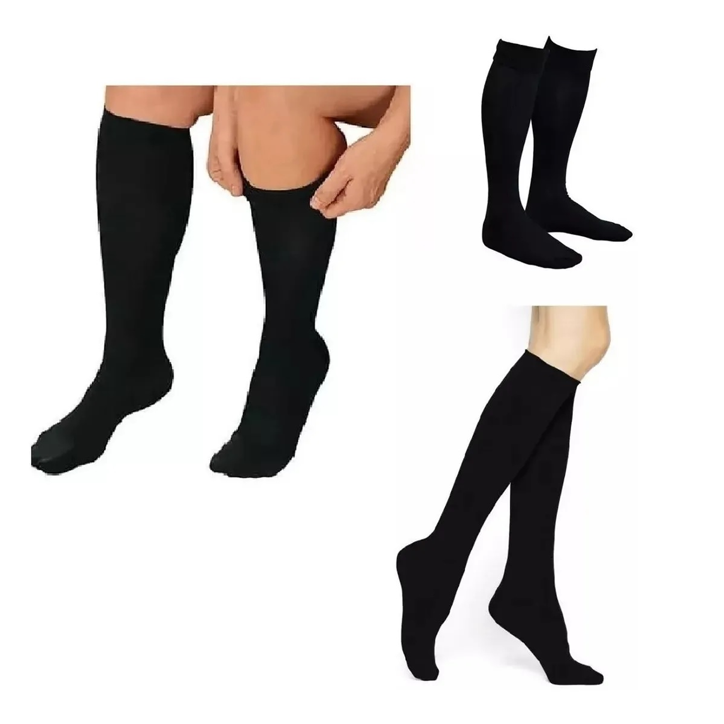 Medias Deportivas Talla 6-8 Niños Unisex Fútbol 2