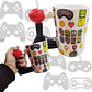 Mug Gamers PlayStation Atari Juguetes Juguetería Decoración - Miniatura 1