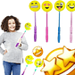 Varita Luces Emoji Juguete Luminoso Niños Niñas Caritas - Miniatura 1