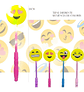 Varita Luces Emoji Juguete Luminoso Niños Niñas Caritas - Miniatura 3