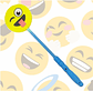 Varita Luces Emoji Juguete Luminoso Niños Niñas Caritas - Miniatura 4