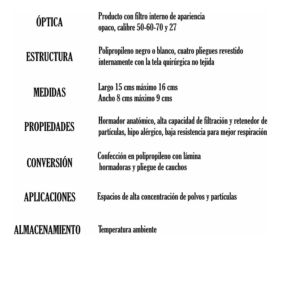 Tapabocas Industrial Mascarilla Protección Antivirus (PUB)  5