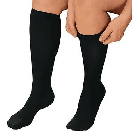 Medias Deportivas Negras Unisex Fútbol Calcetines Calidad 