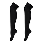 Medias Deportivas Negras Unisex Fútbol Calcetines Calidad  4