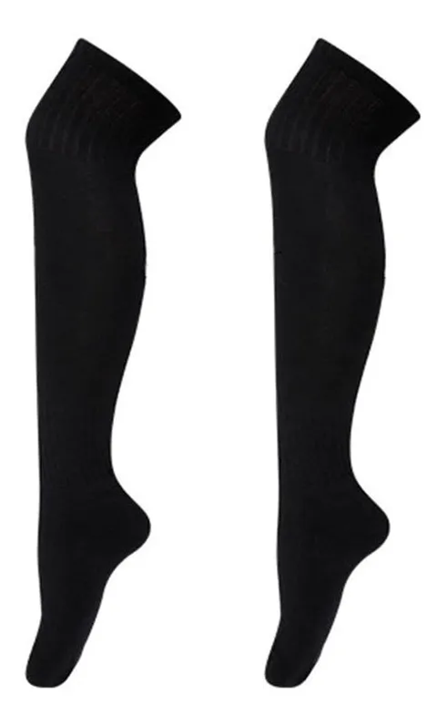 Medias Deportivas Negras Unisex Fútbol Calcetines Calidad  4
