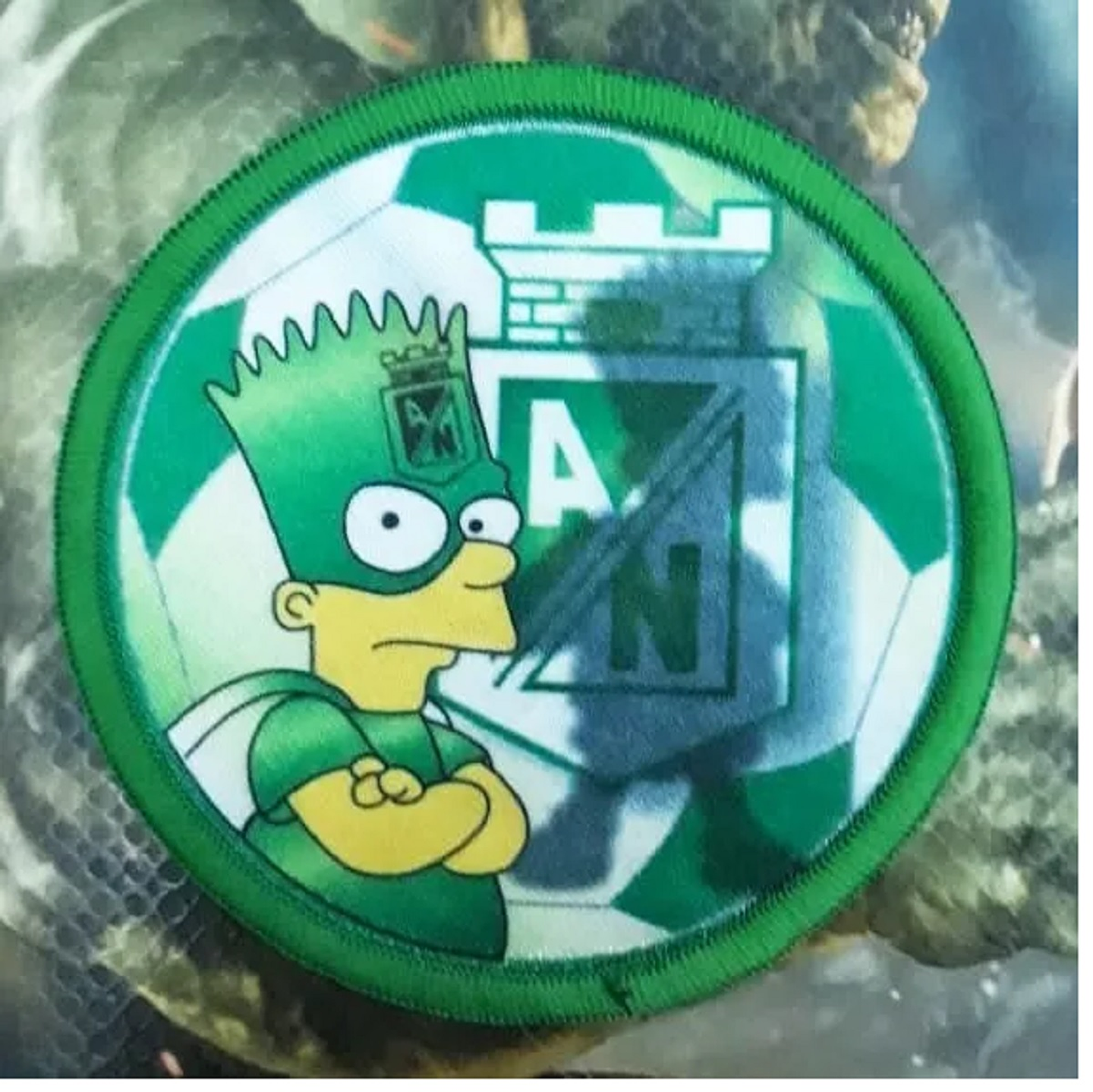 Parches Atlético Nacional Bordado 8cm Accesorio Prendas 2