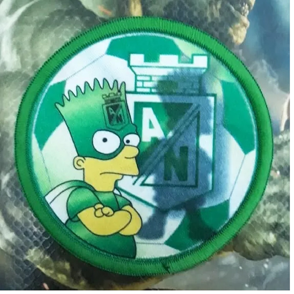 Parches Atlético Nacional Bordado 8cm Accesorio Prendas 2