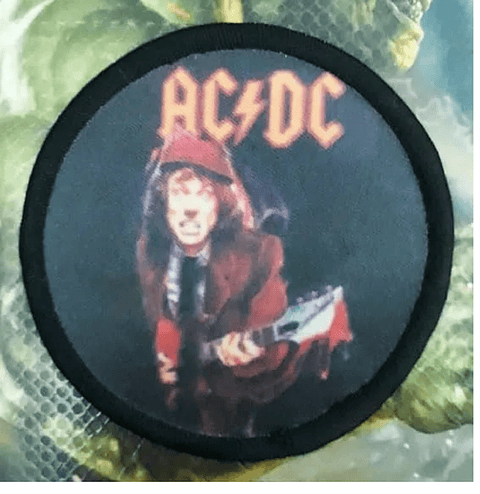 Parches Ac Dc Bordado 8cm Accesorio Calcomania