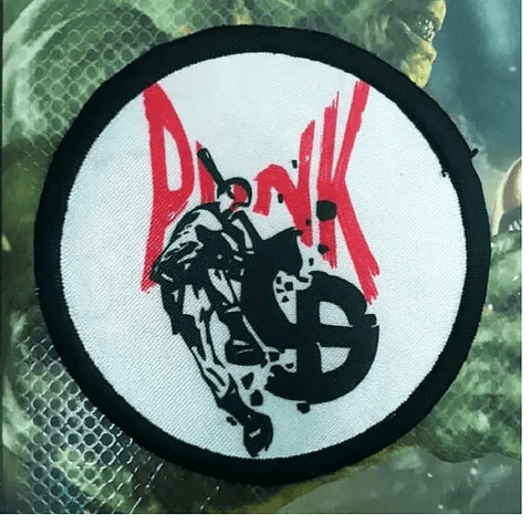 Parches Punk Bordado 8cm Accesorio Prendas