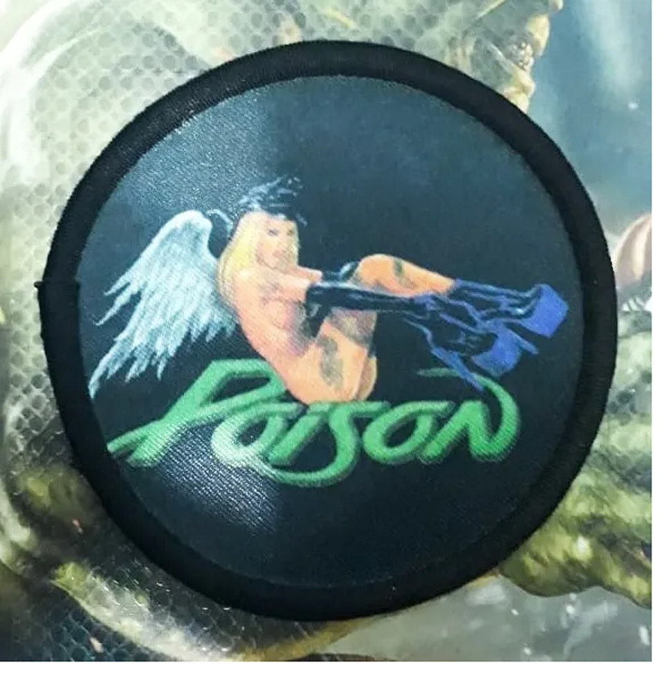 Parches Poison Rock Bordado 8cm Accesorio Prendas 2