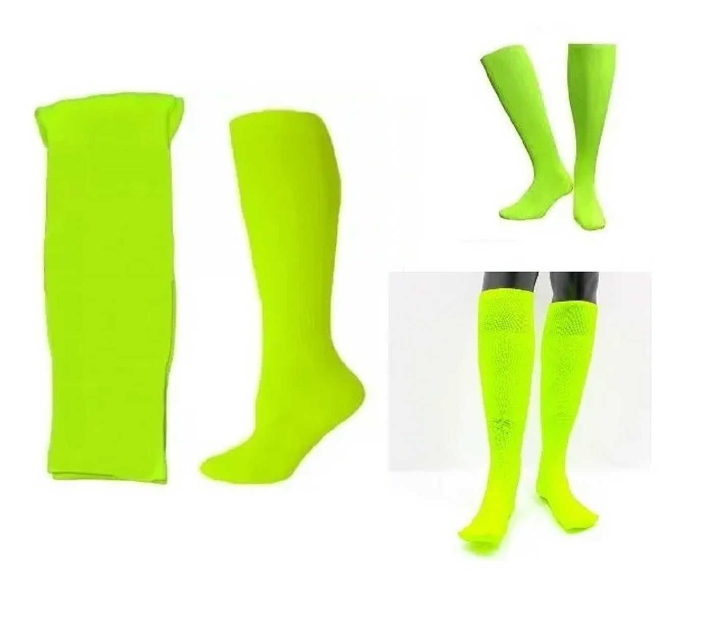 Medias Deportivas Verdes Unisex Fútbol Calcetines Calidad 1