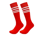 Medias Deportivas Rojas Unisex Fútbol Buena Calidad  3