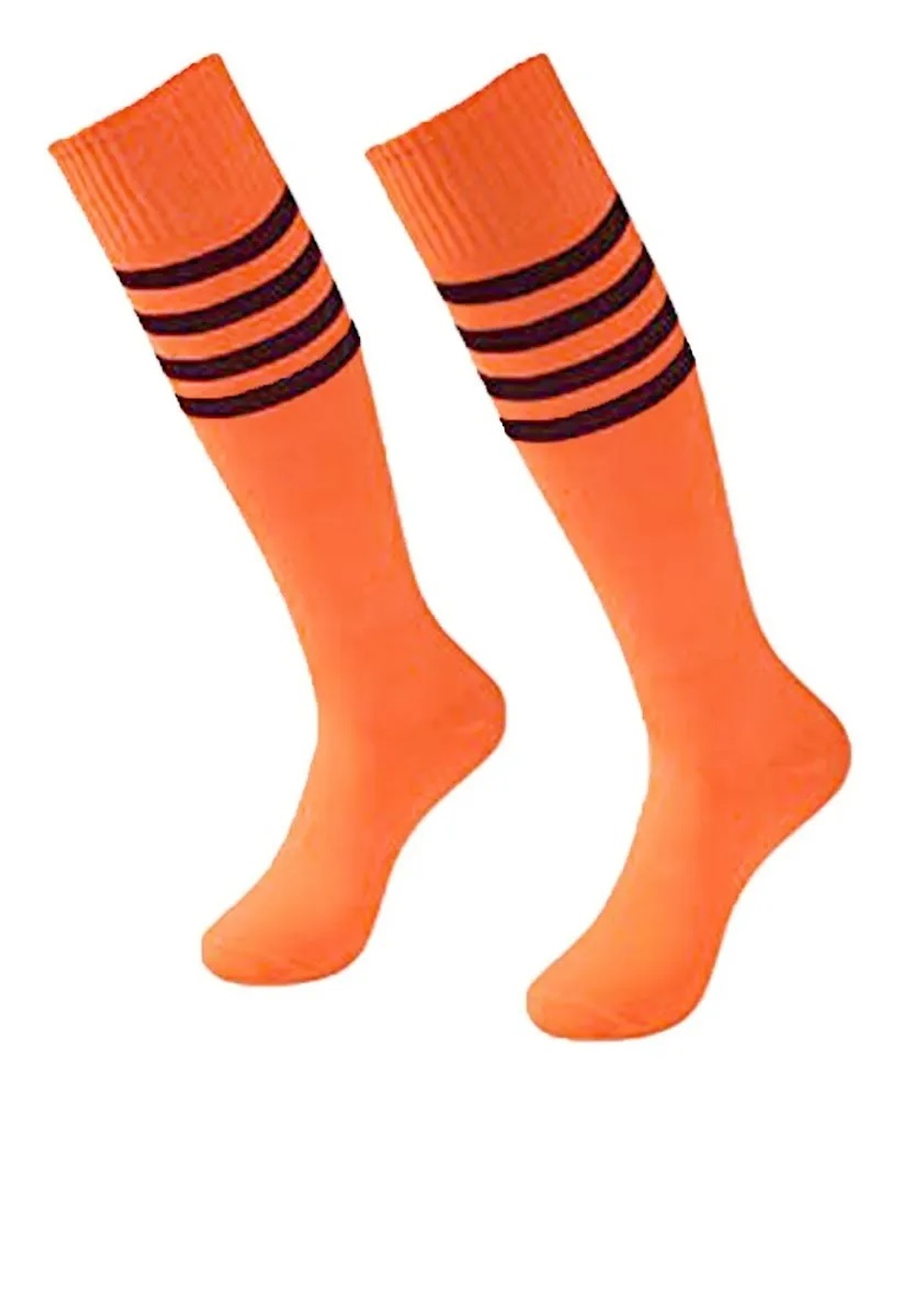 Medias Deportivas Naranjas Unisex Fútbol Calcetines Calidad 2