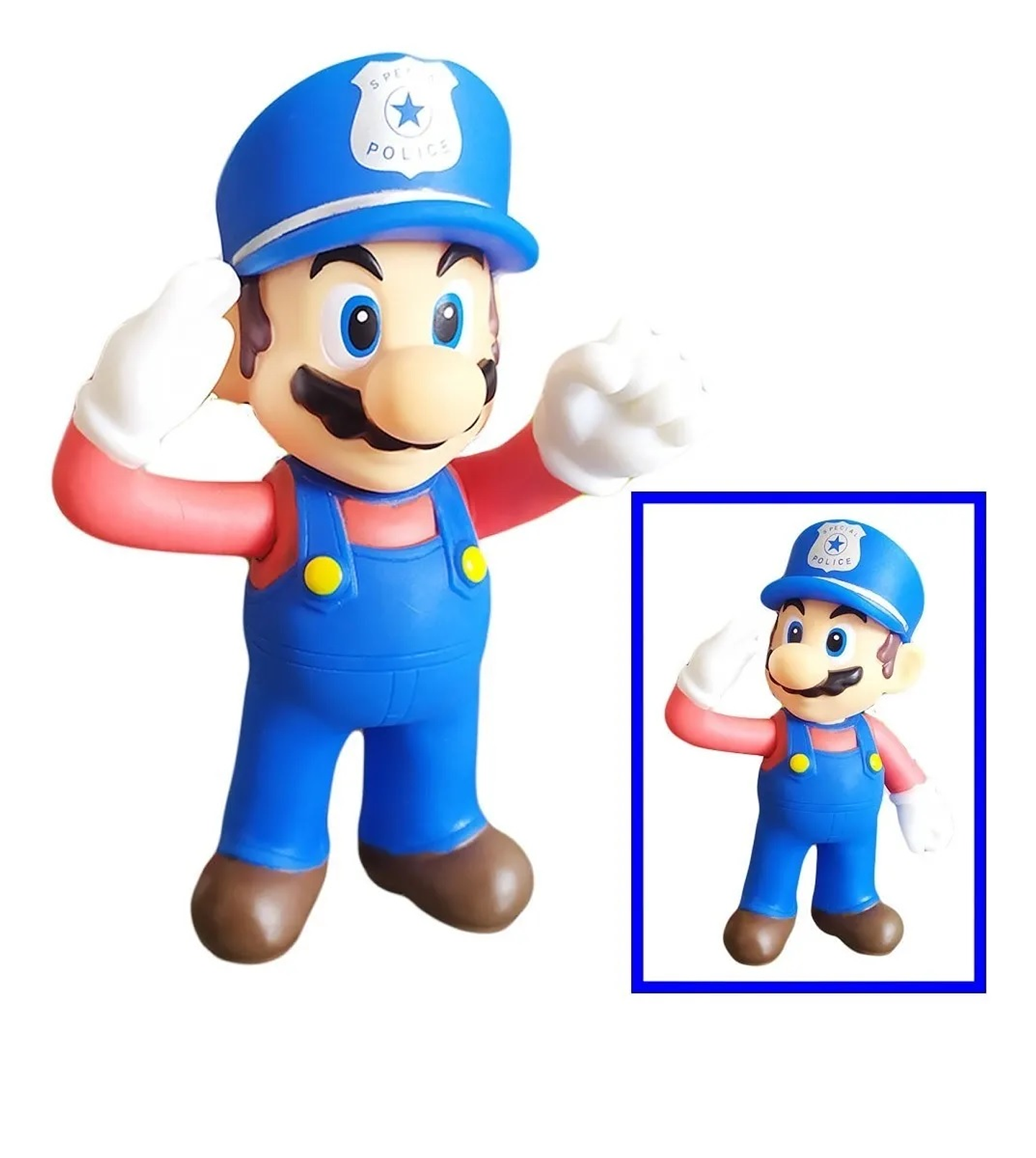 Figura Mario Bros Colección Mario Policía Juguetes Figuras Juguetería 2