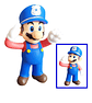 Figura Mario Bros Colección Mario Policía Juguetes Figuras Juguetería - Miniatura 2