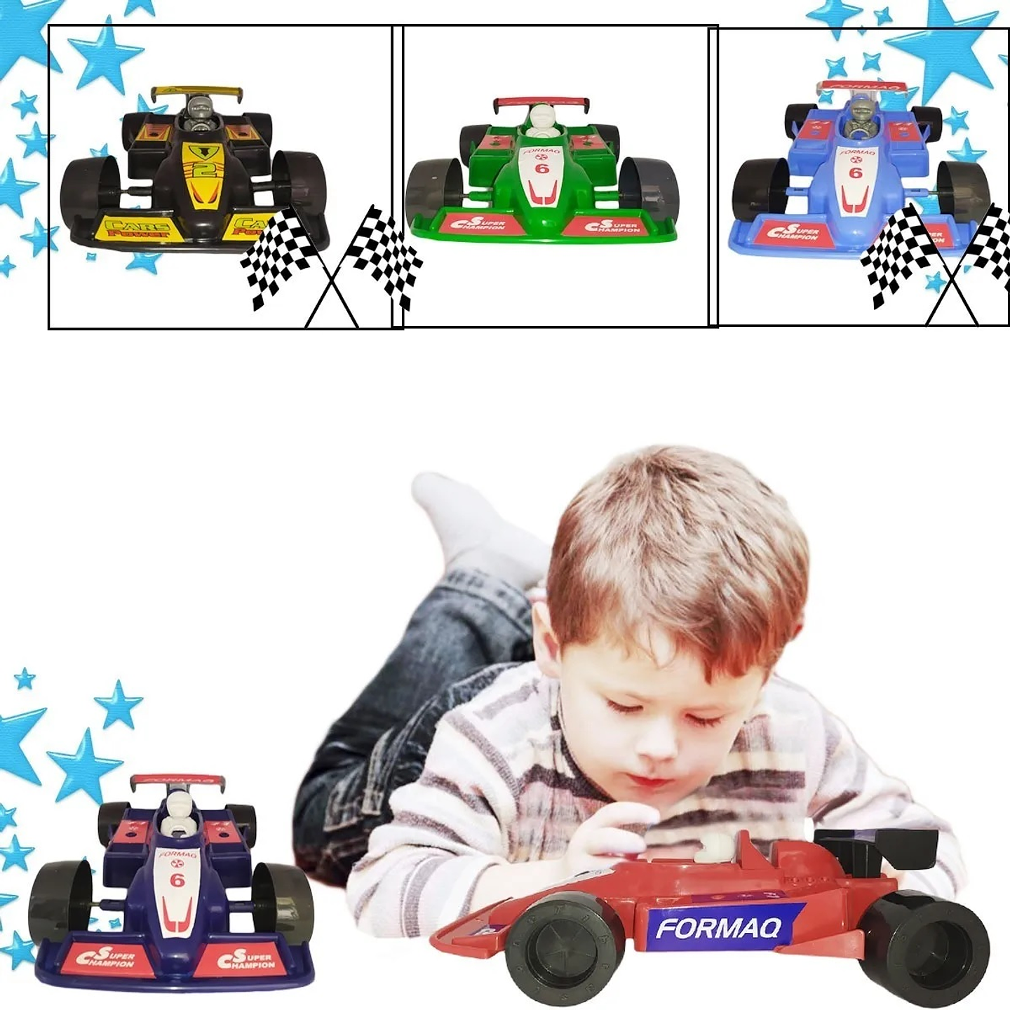 Carro Tipo Formula Uno Juguete Juguetería Didáctico 1