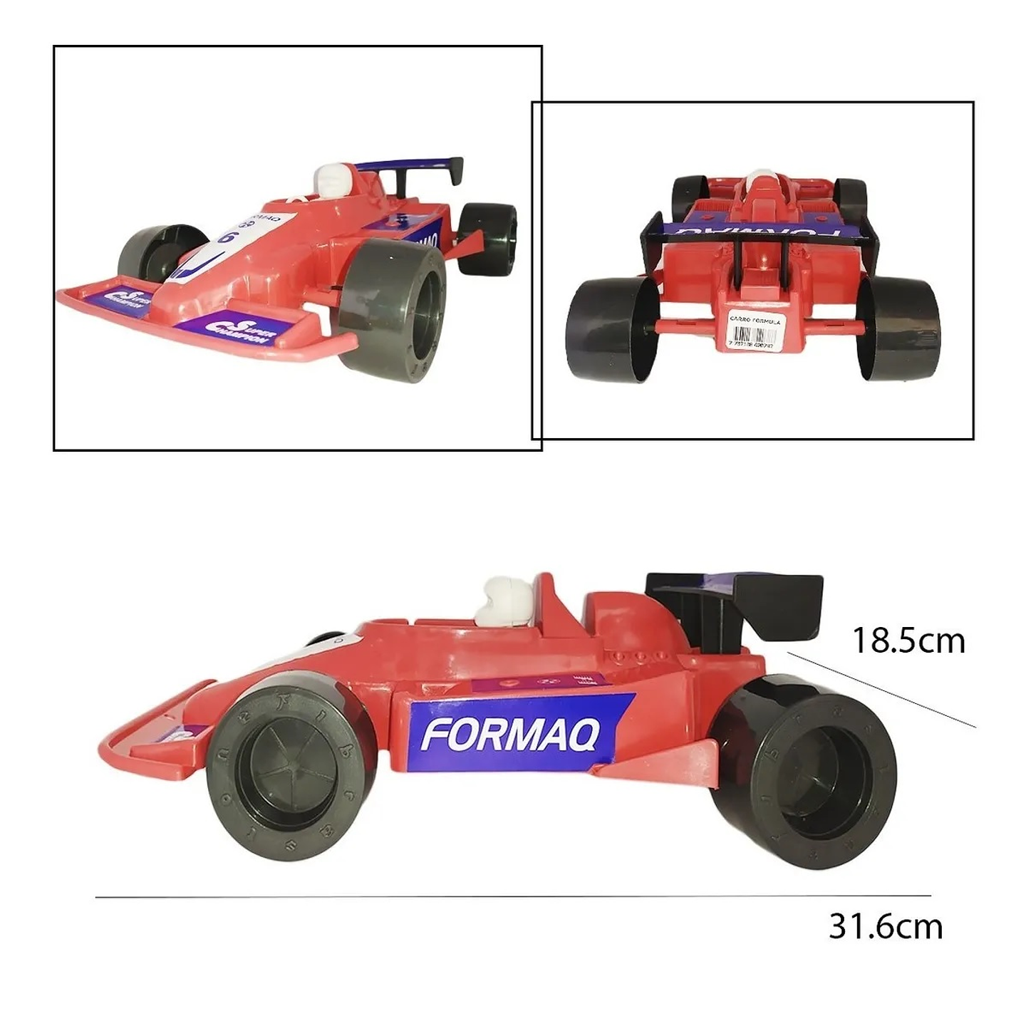 Carro Tipo Formula Uno Juguete Juguetería Didáctico 2