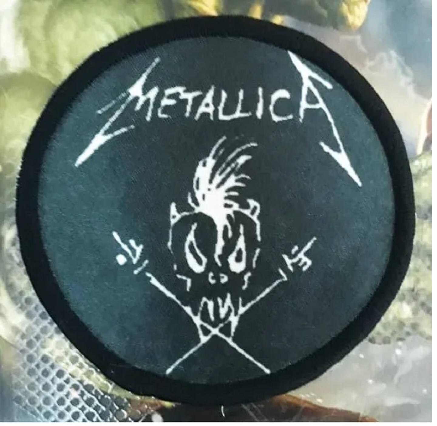 Parche Metallica Rock Bordado 8cm Accesorio Prendas 2