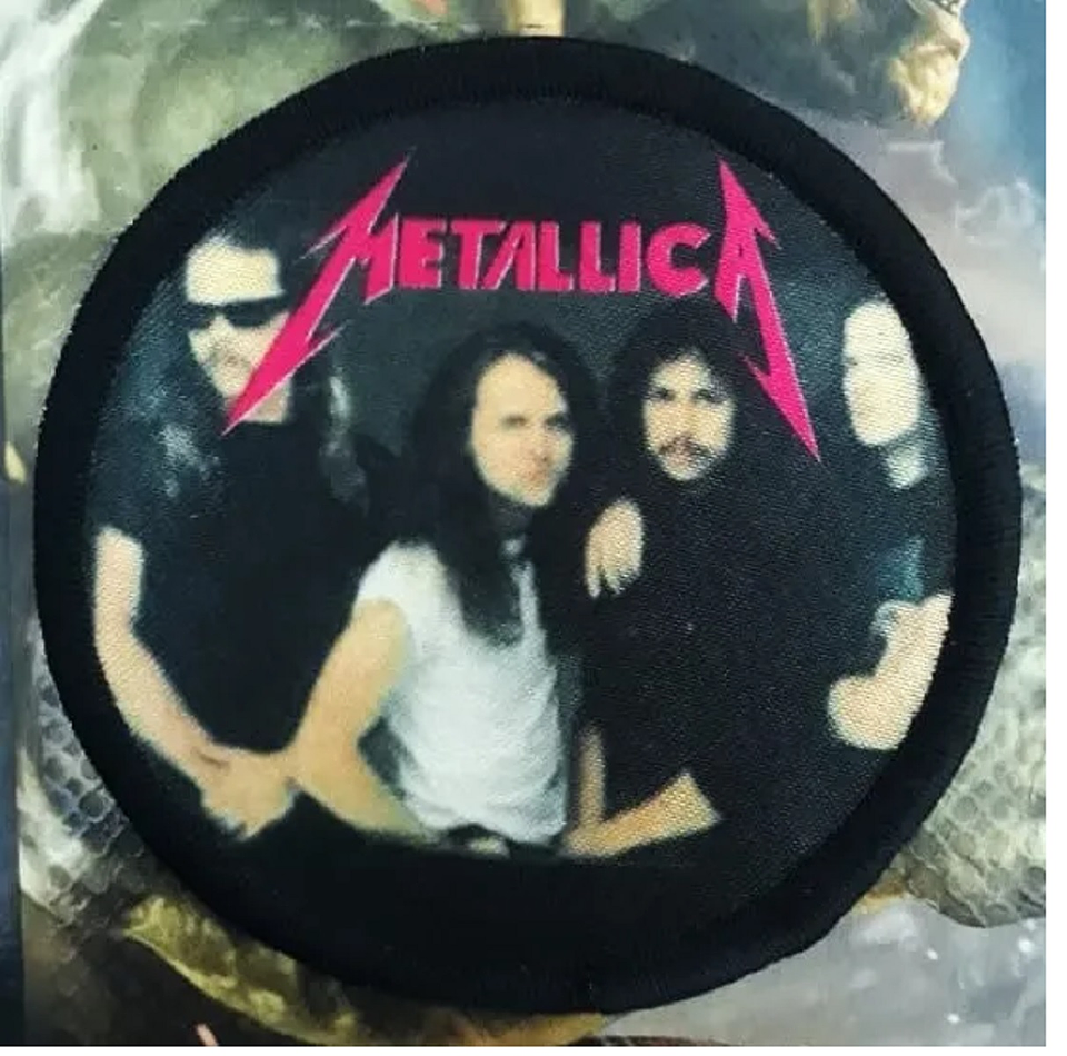 Parche Metallica Rock Bordado 8cm Accesorio Calcomanias 2