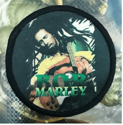 Parches Bob Marley Unete Bordado 8cm Accesorio Prendas