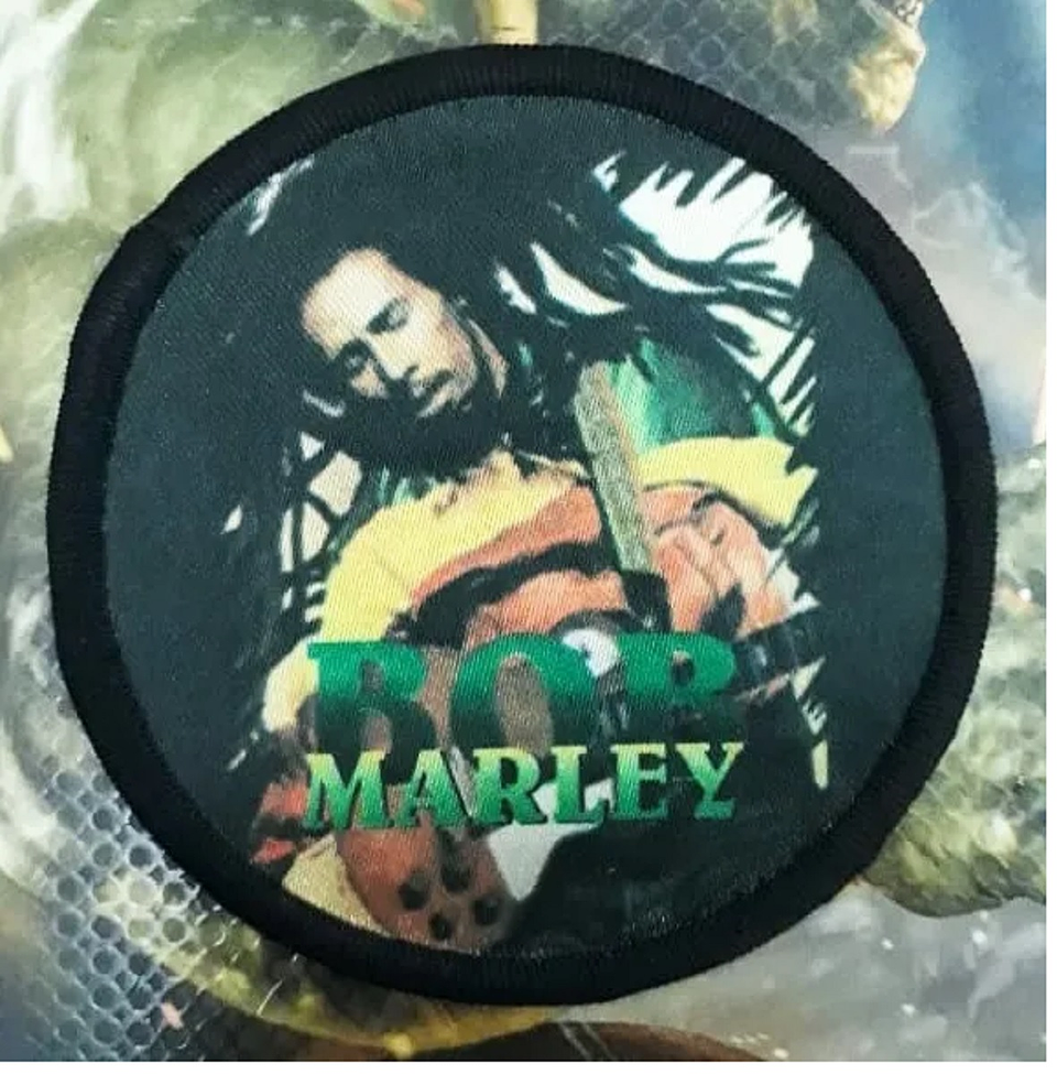 Parches Bob Marley Unete Bordado 8cm Accesorio Prendas 2