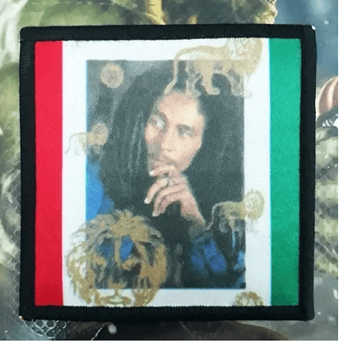 Parches Bob Marley Unete Bordado 8cm Accesorio Prendas