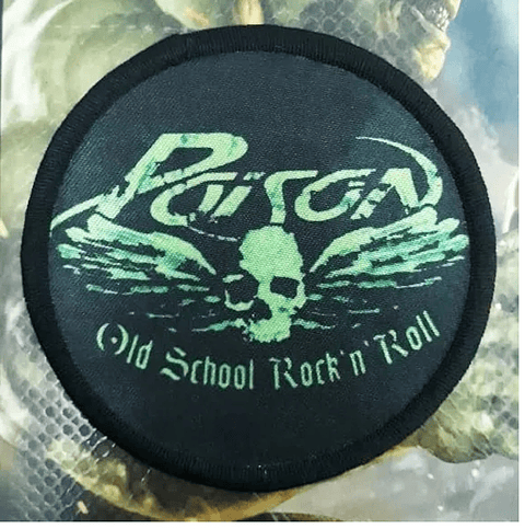 Parches Poison Rock Bordado 8cm Accesorio Prendas