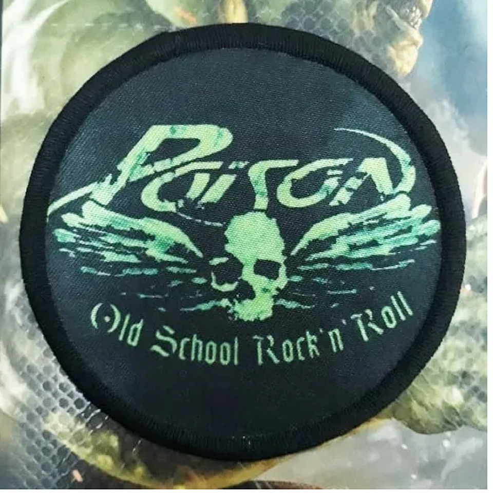 Parches Poison Rock Bordado 8cm Accesorio Prendas 2
