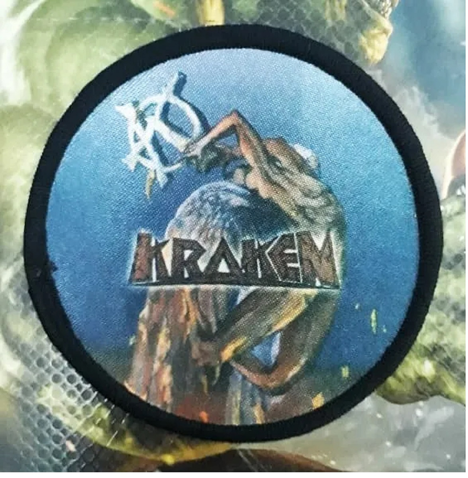 Parches Kraken Rock Bordado 8cm Accesorio Prendas 2