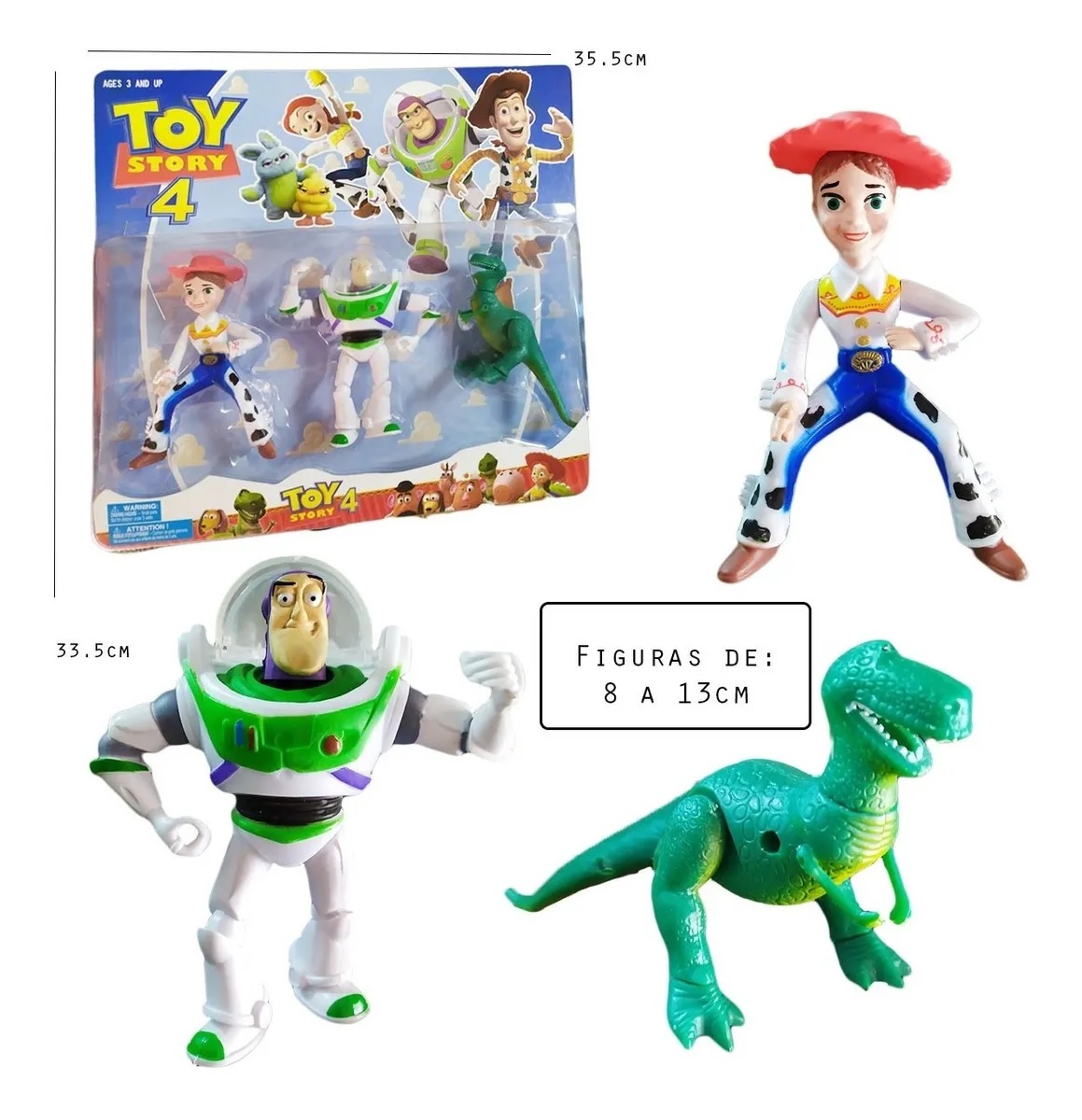 Toy Story 4 Figuras Juguetes Jugueteria Didáctico Juego.
