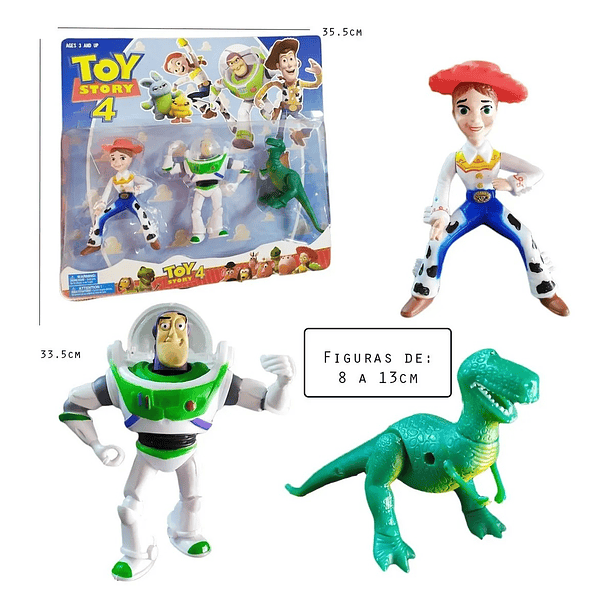 Toy Story 4 Figuras Juguetes Jugueteria Didáctico Juego.